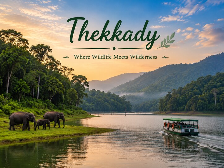 Thekkady lake and spice forest